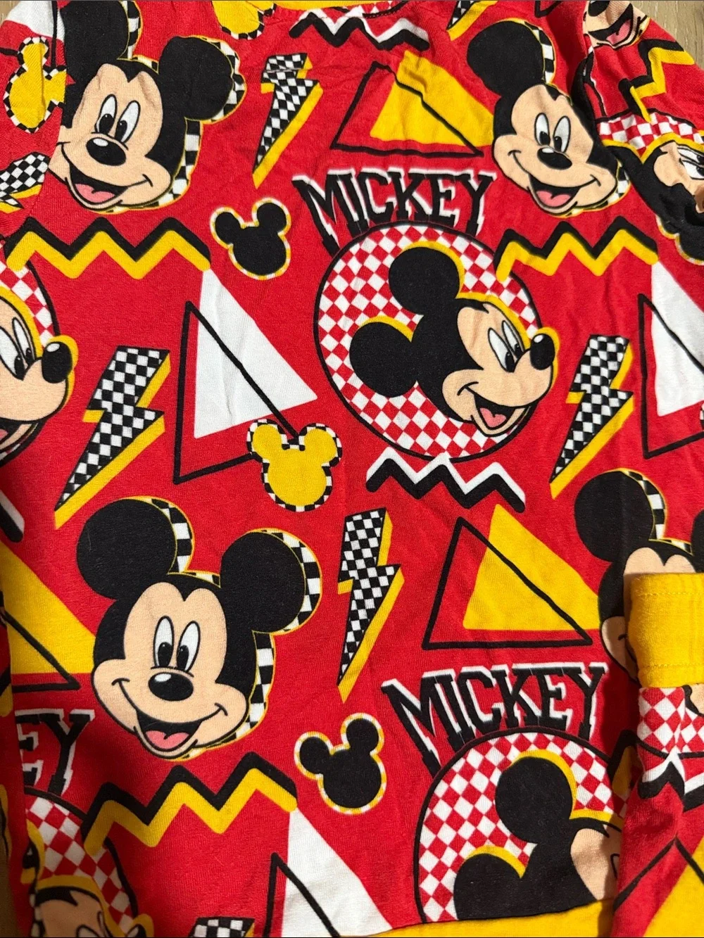 Bamboo short set|Mickey retro print|18-24M